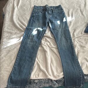 Men's Slim Straight Blue Jeans
